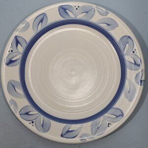 PFALTZGRAFF Villa Flora Blue 11” Dinner Plate Stoneware Mexico